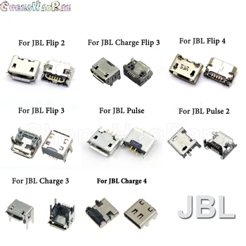 5vnt Micro USB įkrovimo Jungtis socket Duomenys uoste, džekas Dokas uodega kištukas JBL Mokestis 3 Apversti 4 3 2 Impulso 2 flip4