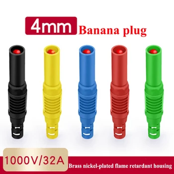 5vnt Surinkti 4mm Visą Apvalkalą Saugos Tipo Banana Plug 