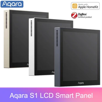 Aqara Smart Scena Skydą Jungiklis S1 Zigbee 3.0 3.95 colių IPS Spalvų lietimui jautrus Ekranas Smart home PROGRAMĄ 