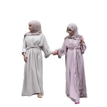 Artimųjų Rytų Dubajus Nešioja Daugiau prancūzų Rūbeliai Moterų ilgomis Rankovėmis Laisvi Ir Elegantiškas Suknelės