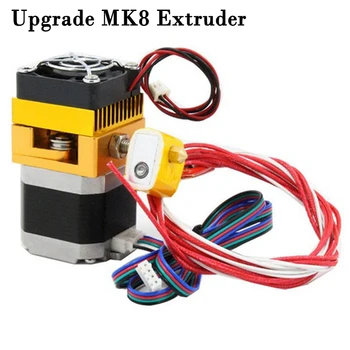 Atnaujinti MK8 Ekstruderiu 0,4 mm/1.75 mm Spausdinimo Galvutė ABS PLA gijų 3D Spausdintuvas Makerbot Prusa
