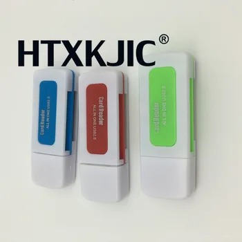 Aukštos Kokybės Mini USB 2.0 Card Reader for Micro SD Kortelė TF Kortelės Adapteriu, Plug and Play Spalvinga Pasirinkti iš Tablet PC