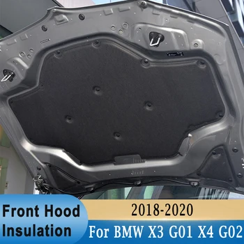 BMW X3 X4 G01 G02 2018-2020 Gaubtas Variklio Garso Izoliacija Mygtukai Garsui Medvilnės Padengti Terminio Šilumos Izoliacija Pad Mat