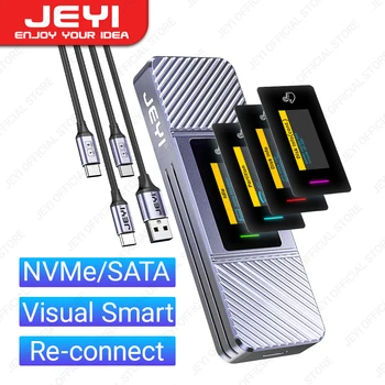 JEYI Vaizdo Smart M. 2 NVMe NGFF SSD Talpyklos, Palaiko 5s Rašyti Apsauga, 3s iš Naujo prijungti, USB 3.2 Gen2 10Gbps, UASP Apdaila
