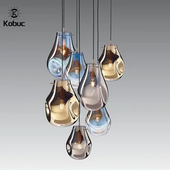 Kobuc Modernios LED Sieniniai šviestuvai Stiklo Kabo Žibintai Kambarį Miegamasis Šviesos Rungtynių, Virtuvė, Valgomasis E27 Apšvietimas, Dekoras