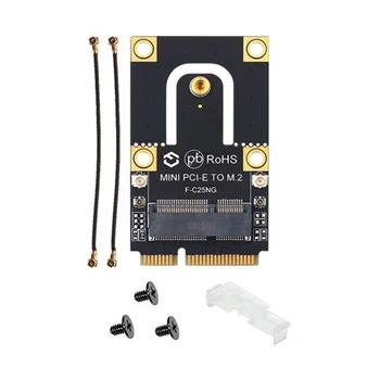 M. 2 Mini PCI-E Adapterį Be WiFi 6E AX210 Belaidžio ryšio Kortelės 5374Mbps 802.11 AX 2.4 G/5 ghz/6Ghz BT5.2, M. 2 Mini PCIE