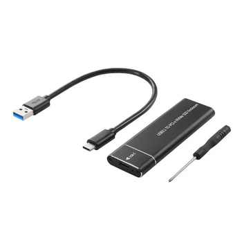 M. 2 Nvme SSD Talpyklos Adapteris 10Gbps USB C 3.1 Gen2 Nvme Atveju Išorinės Talpyklos Nvme Reader Nvme Atveju