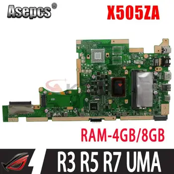 Mainboard ASUS X505ZA X505Z F505Z K505Z A505Z RX505Z Nešiojamojo kompiuterio motininė Plokštė, R3 R5 R7 UMA RAM-4GB/8GB