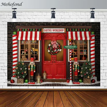 Mehofond Kalėdų Teminius Fonas Fotografijai SANRA SEMINARAS Žaislų Parduotuvės 