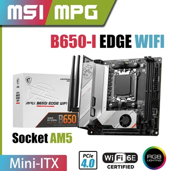 MSI MPG B650-aš KRAŠTO WIFI DDR5 AM5 Plokštė B650 Mainboard 64G 6000(OC) Paramos Ryzen 7000 Serijos R3 R5 R7, R9 Rinkinys Mini-ITX