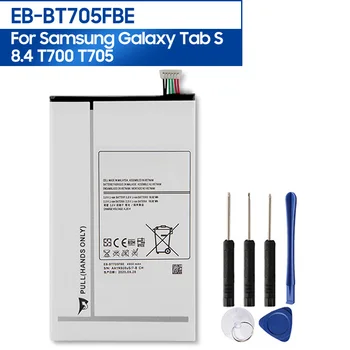 Pakeisti Planšetinio kompiuterio Baterijos EB-BT705FBC Samsung GALAXY Tab S 8.4 T700 T705 4900mAh